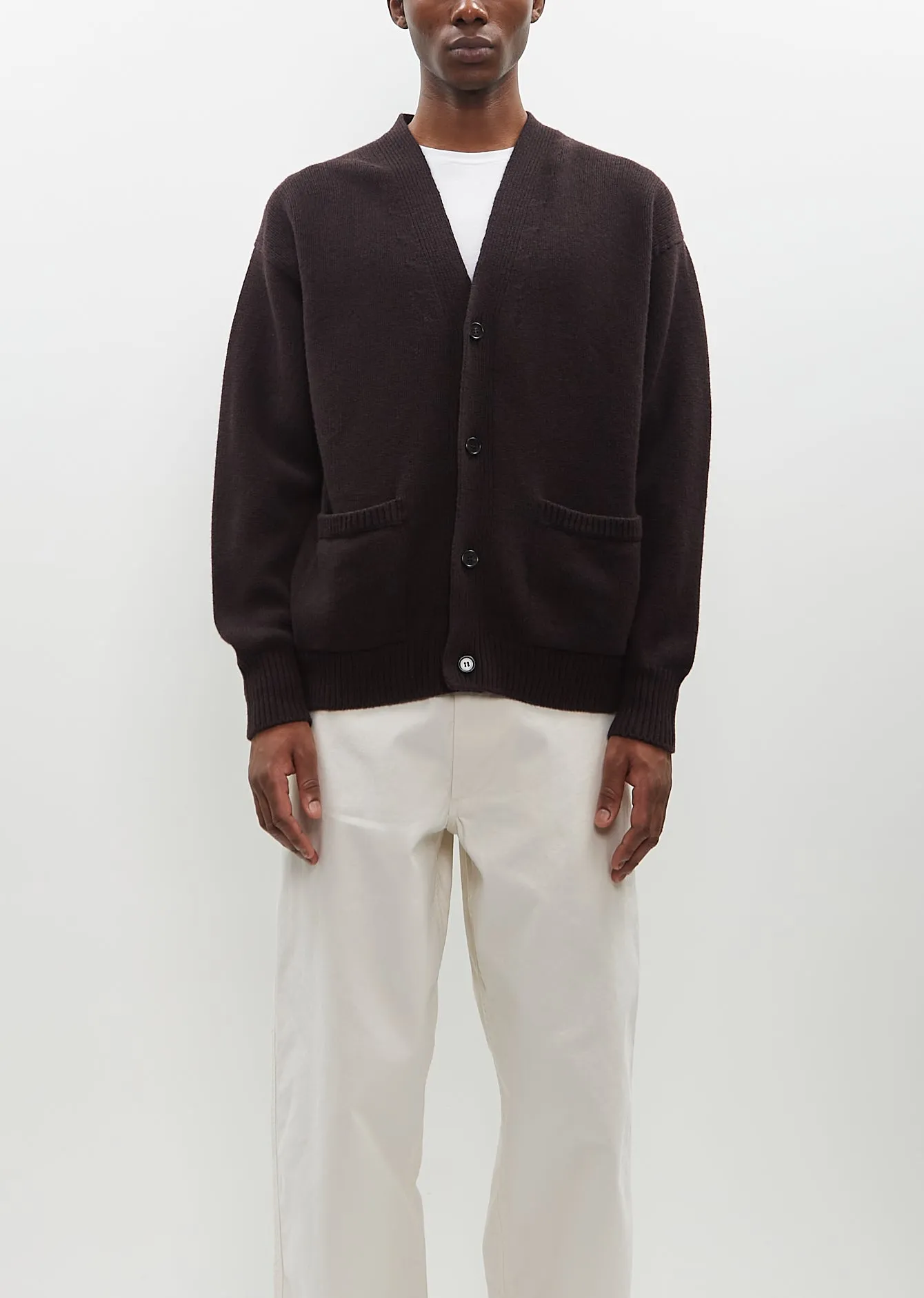 Boxy Cardigan — Ebony
