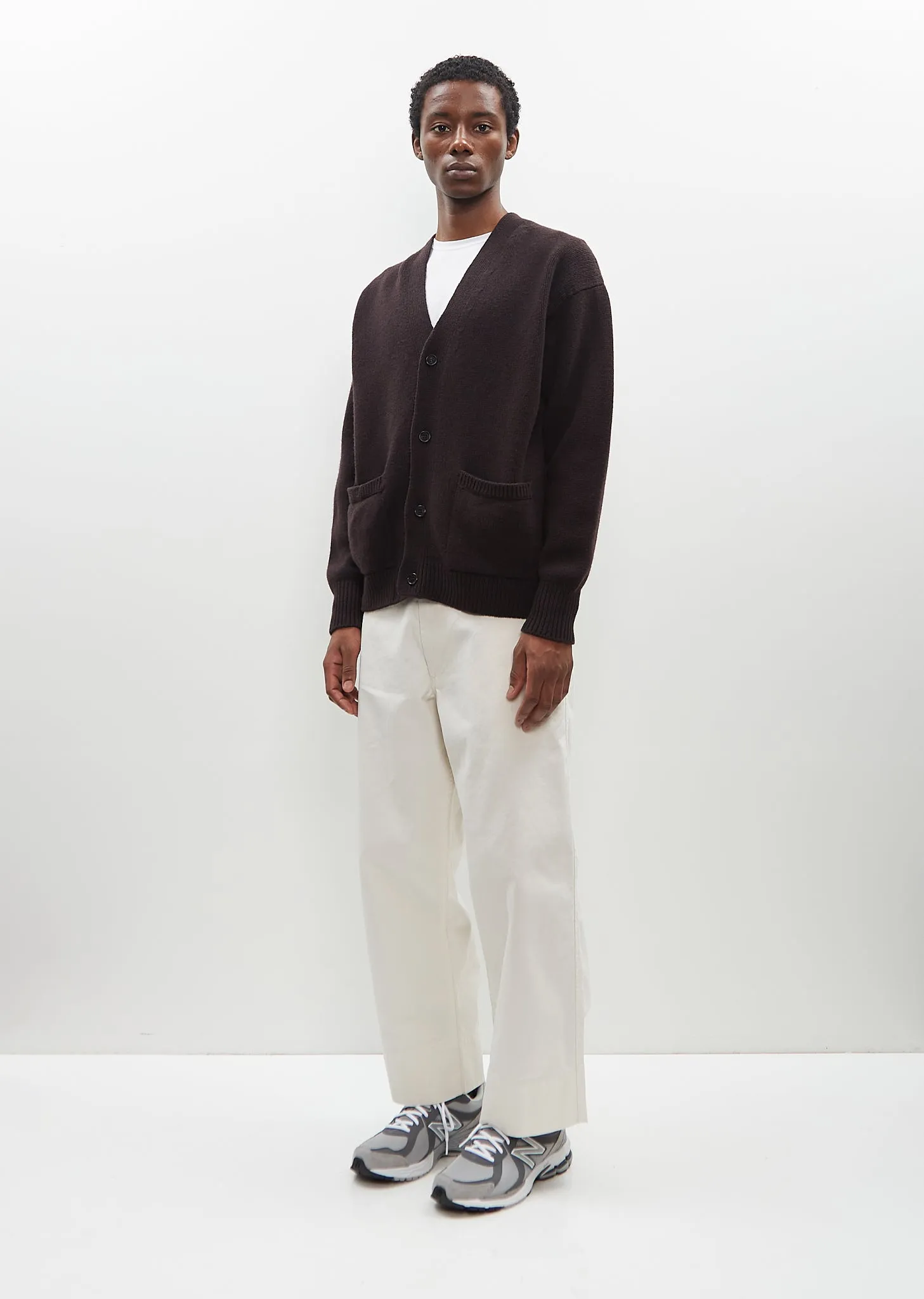 Boxy Cardigan — Ebony
