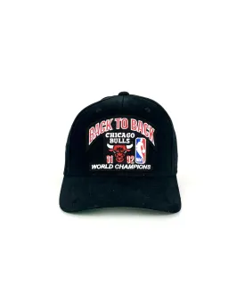 Chicago Bulls Back to Back Champs Snapback Hat By Mitchell & Ness