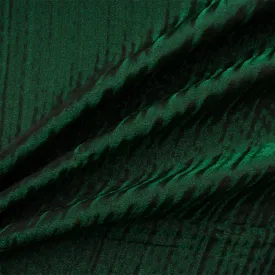Emerald Green Metallic Cloqué