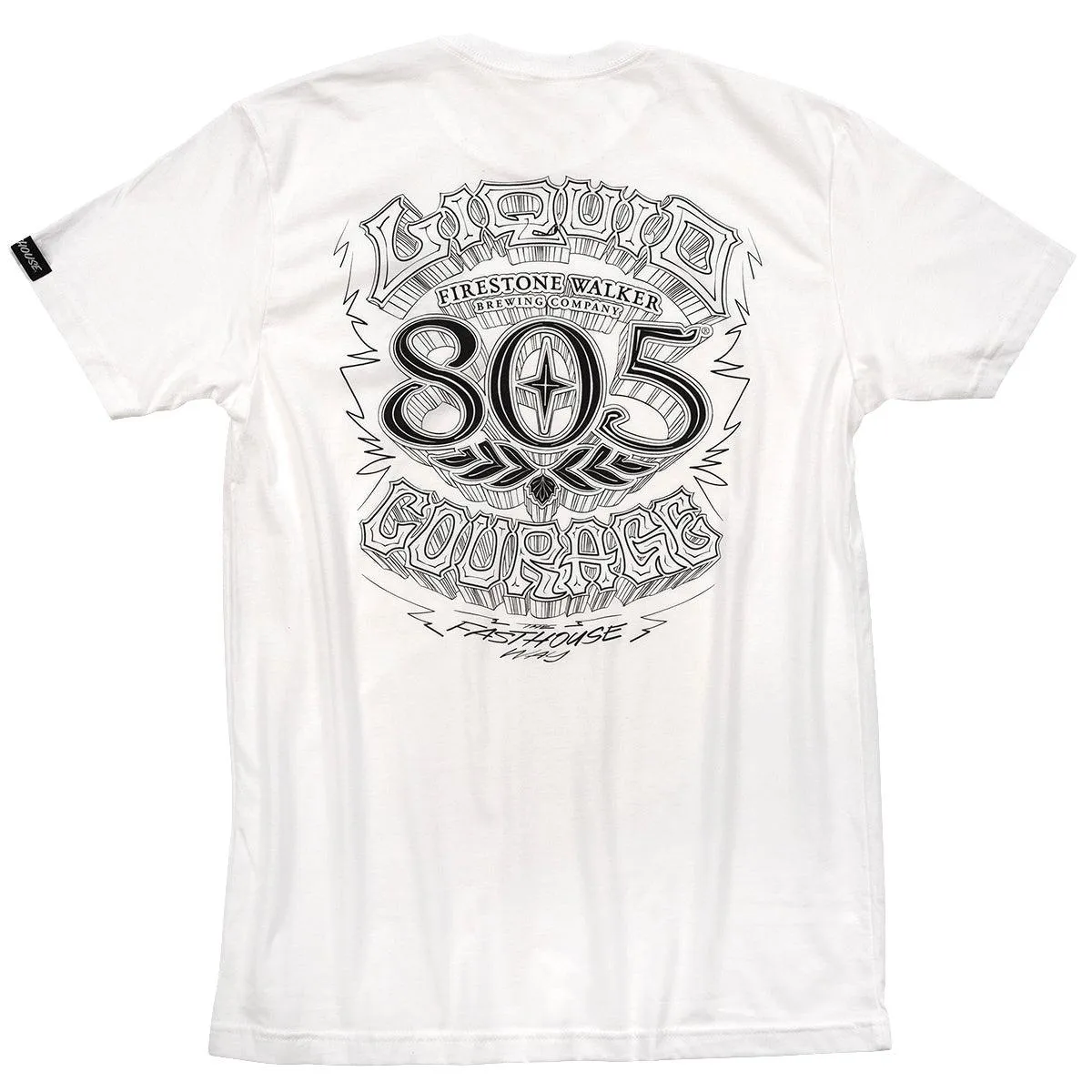 Fasthouse 805 Liquid Courage Tee - White