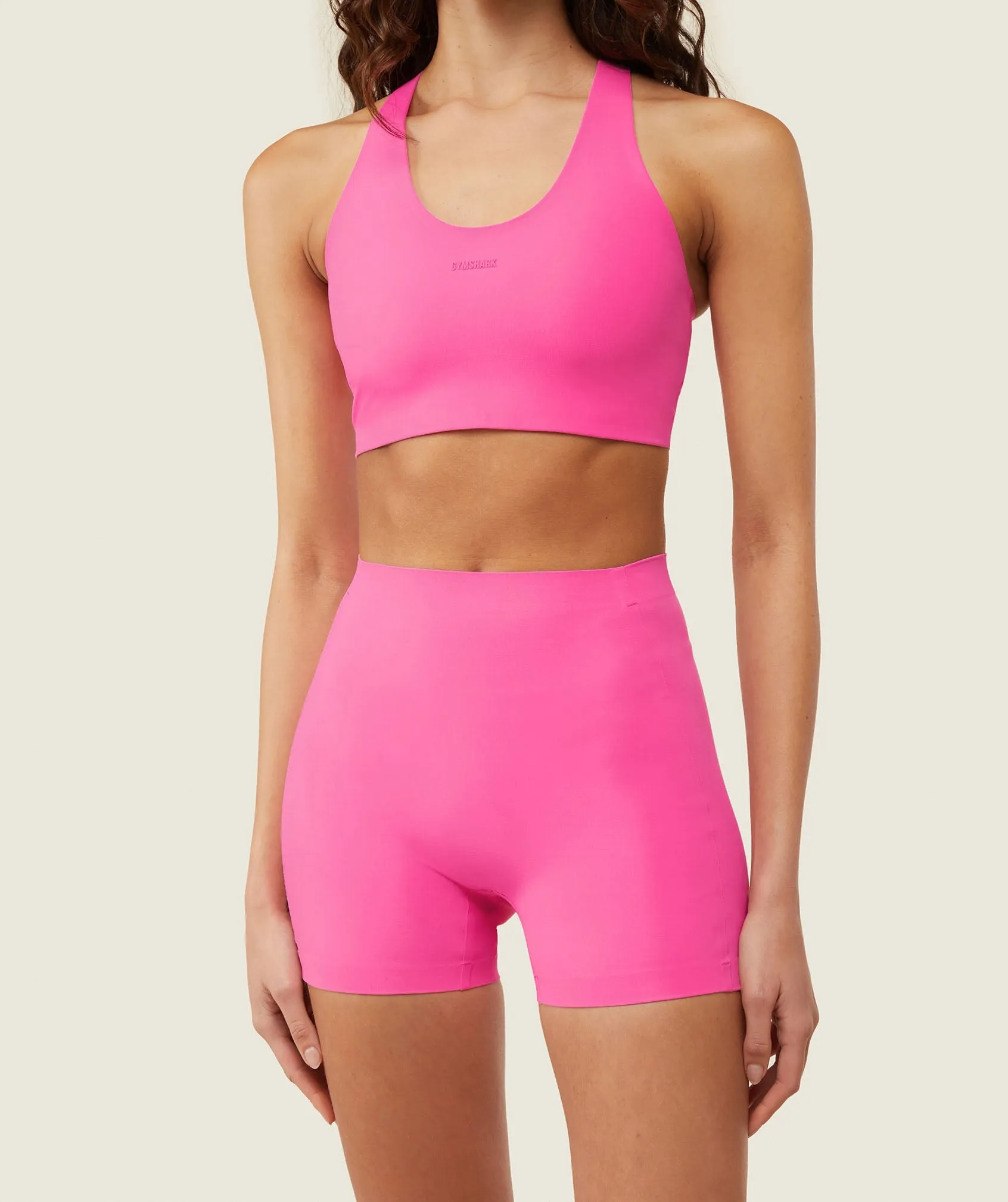 Gymshark everywear Active Cycling Shorts - Fetch Pink