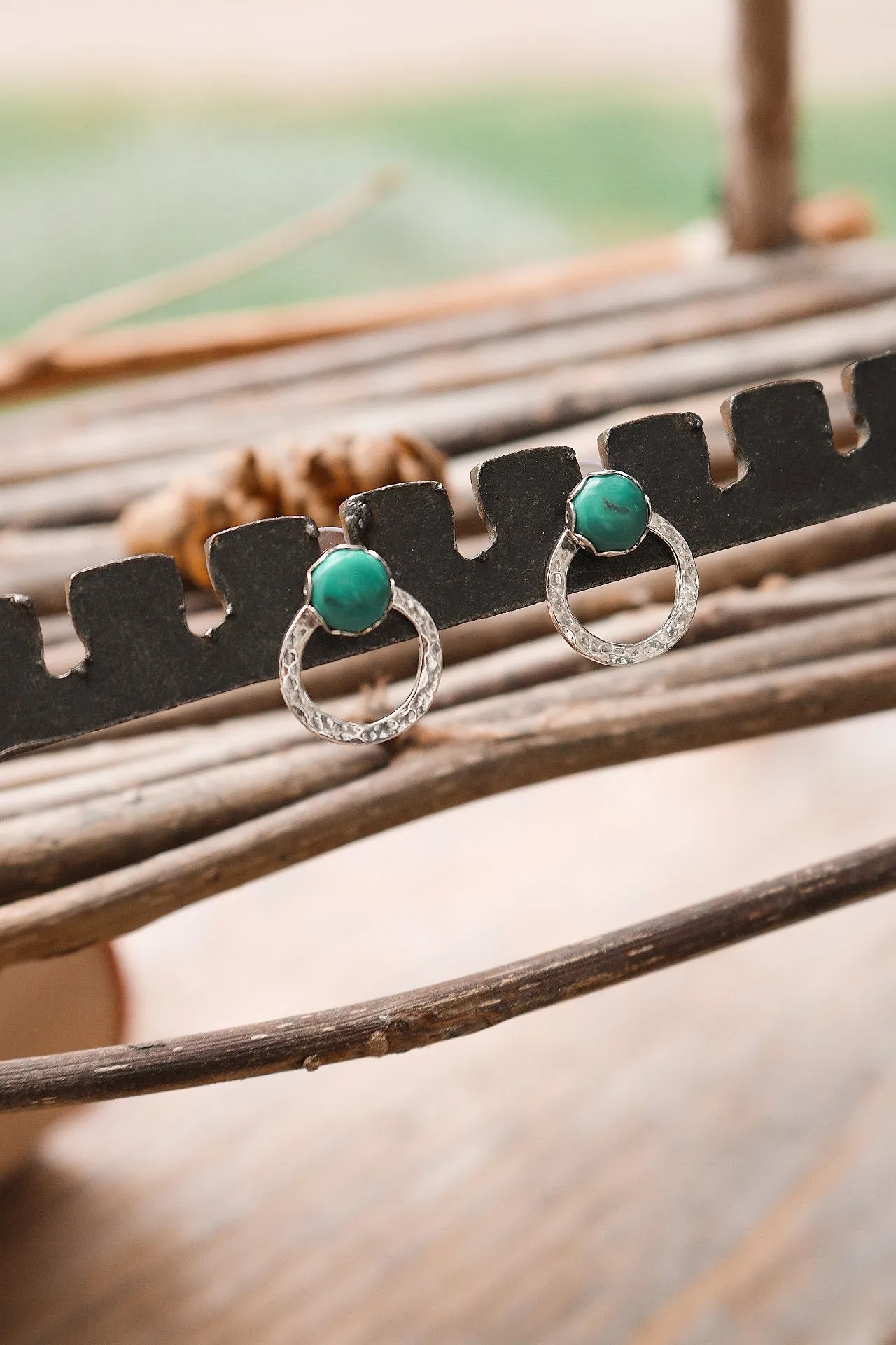 Hammered Orbit Earring Jackets