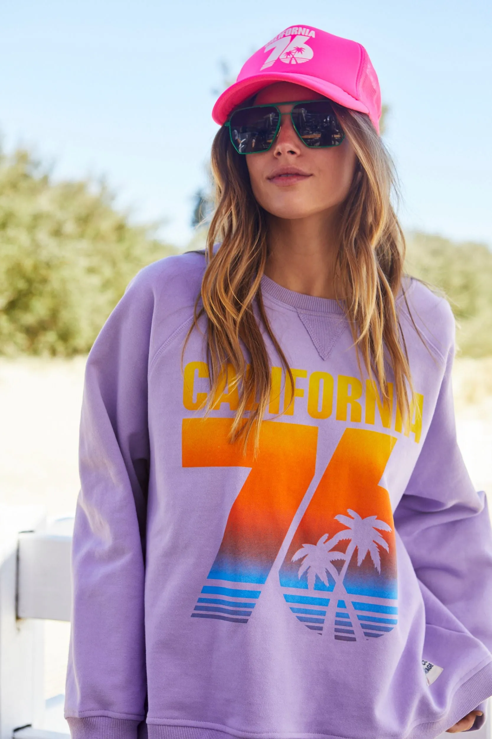 HAMMILL & Co Womens 76 California Sweat - Pastel Lavender