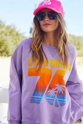 HAMMILL & Co Womens 76 California Sweat - Pastel Lavender