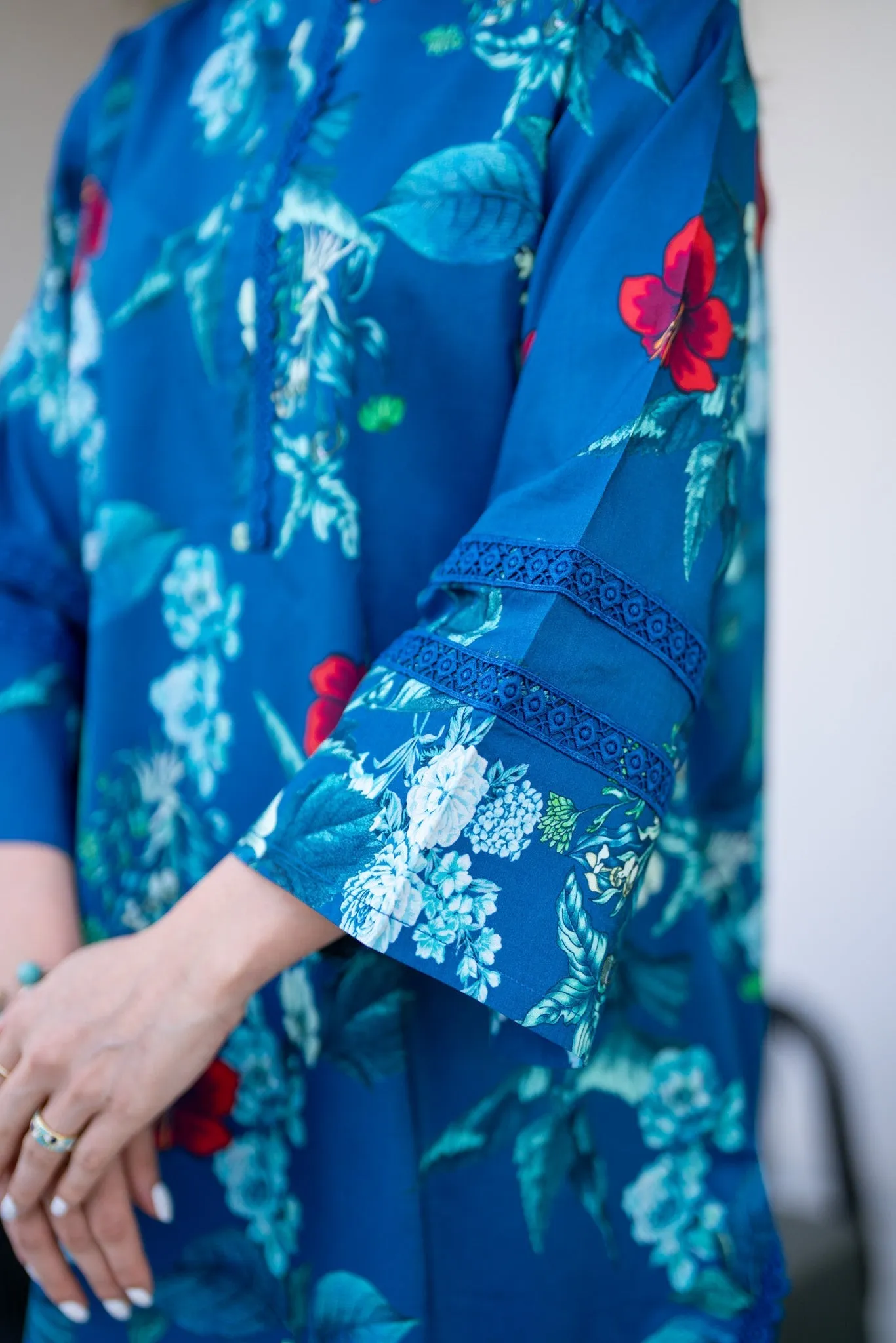 Lawn Pret '24 - Impressionist Co - Ord Set