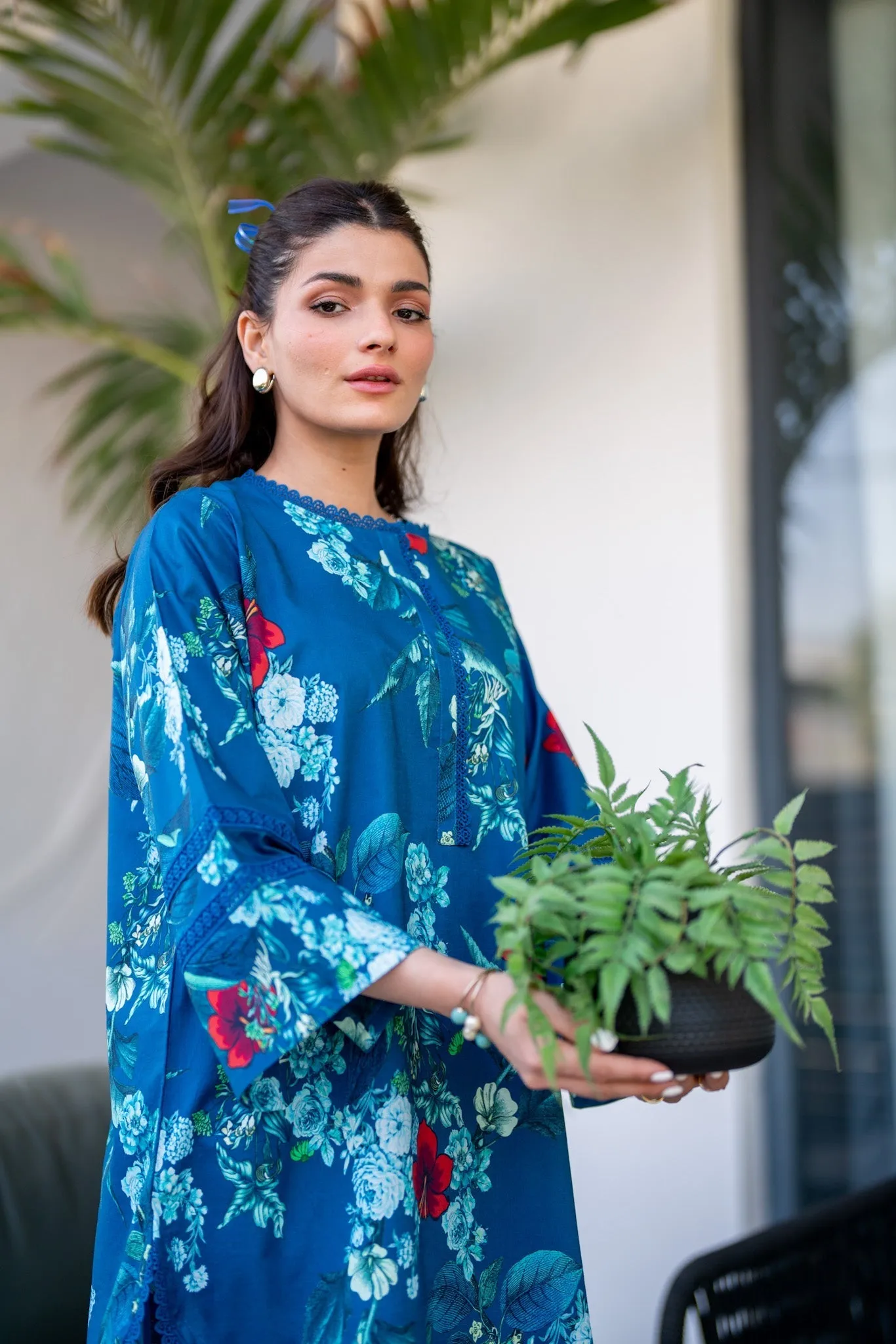 Lawn Pret '24 - Impressionist Co - Ord Set