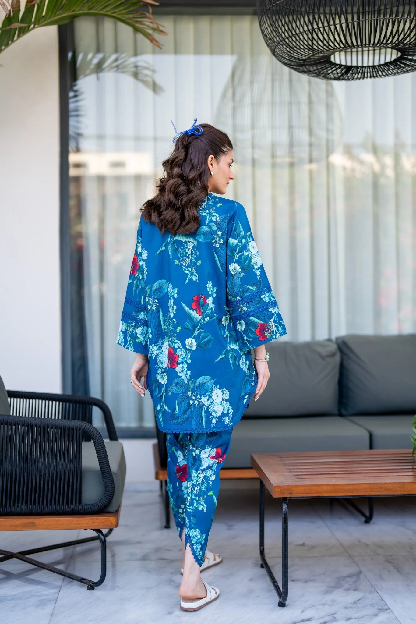 Lawn Pret '24 - Impressionist Co - Ord Set