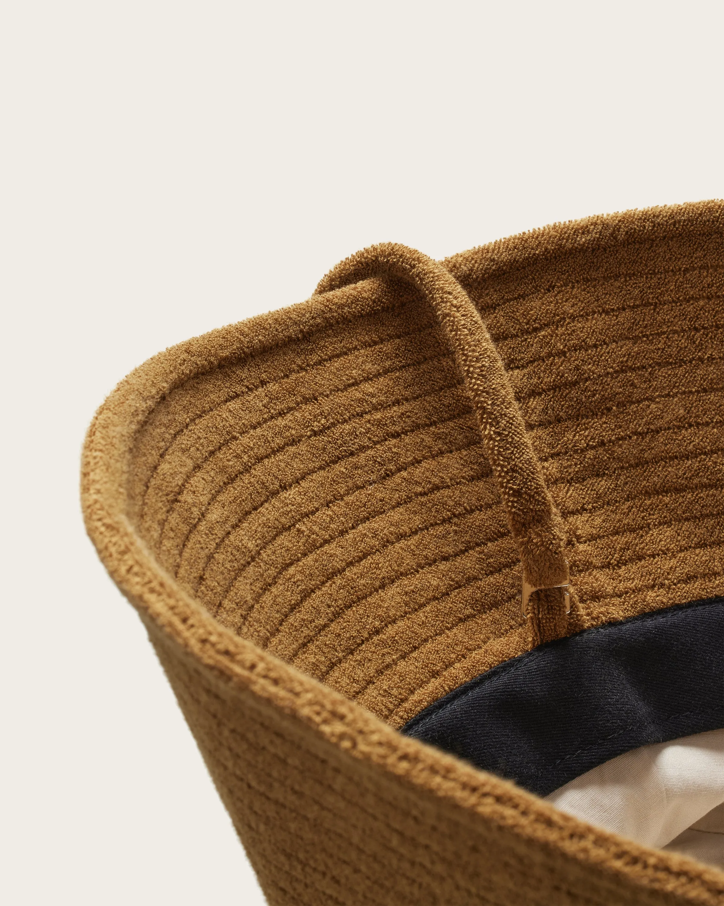 Marina Wide Brim Bucket in Coyote Brown