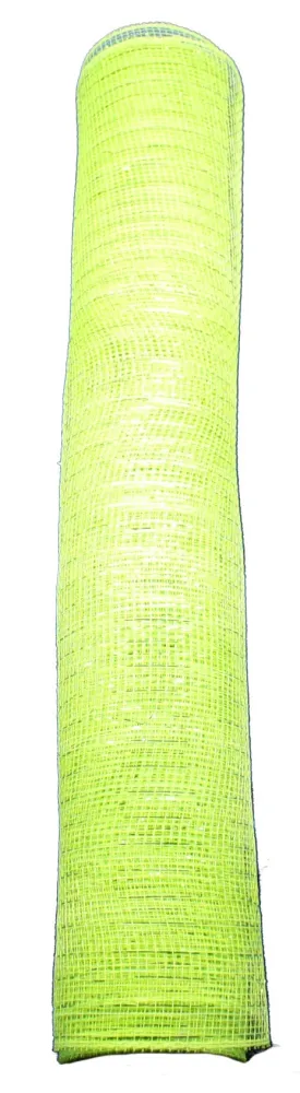Metalic Lime Mesh Decorating Scarf