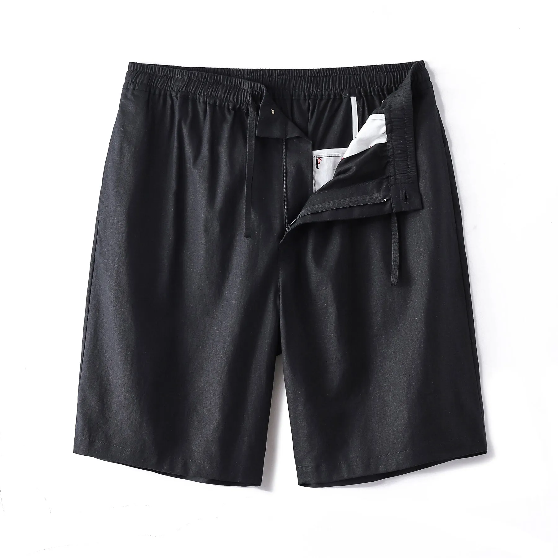 Mid-Rise Straight Bermuda 8-10 Inch Shorts - BLACK Version 1.0