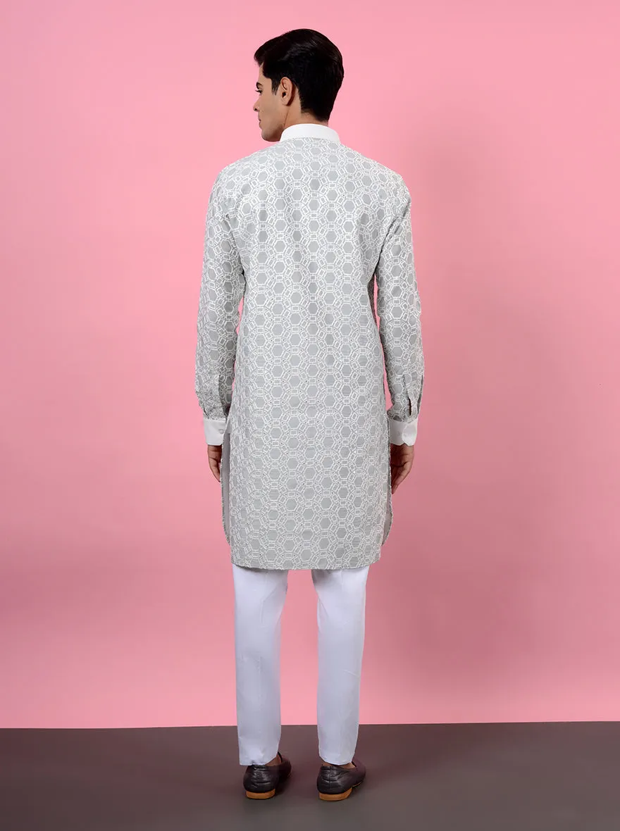 Pista & White Kurta | TULA
