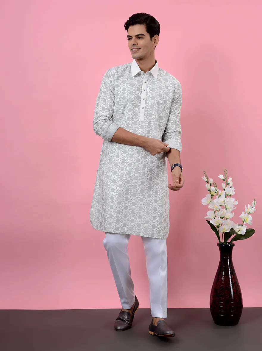 Pista & White Kurta | TULA