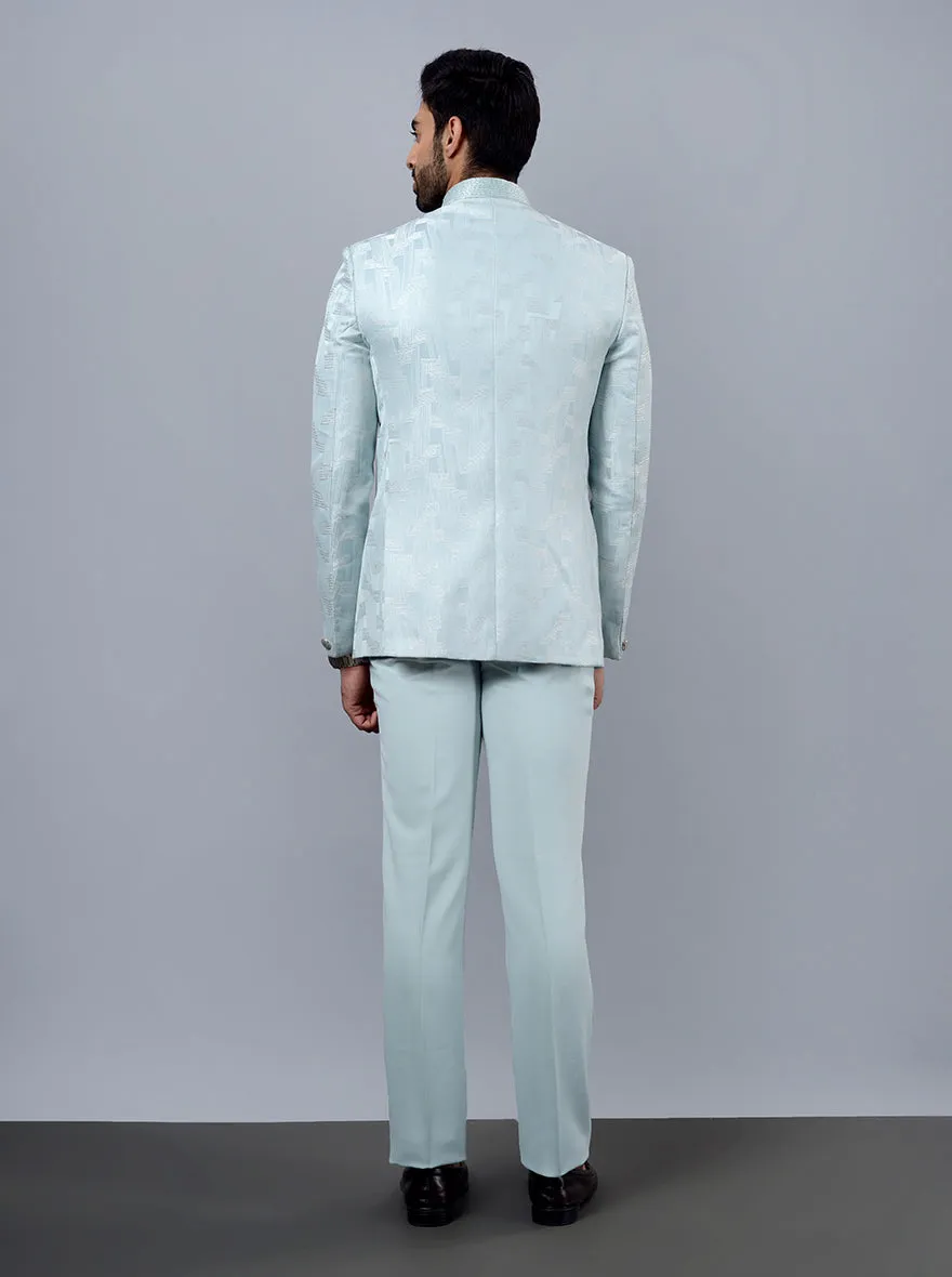 Sea Blue Jodhpuri Suit | JadeBlue
