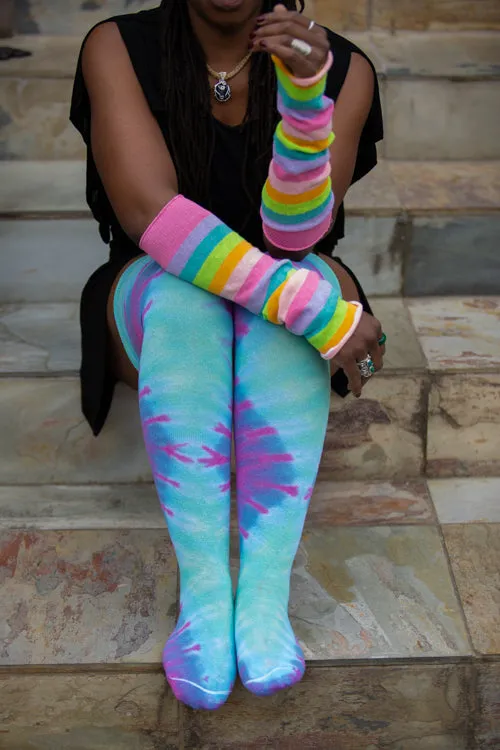 Tie Dyed Extraordinary Thigh High