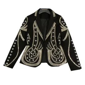 Vintage Golden Beaded Jackets
